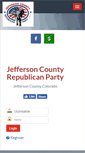 Mobile Screenshot of jeffcorepublicans.com